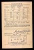 David Kenneth Taylor Tally WW II Draft Card Young Men card back