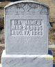 Ira James gravestone