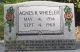 Agnes R Wheeler gravestone