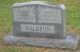 James C and Fannie A Waldron gravestone