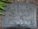 John Angus Wilkes gravestone
