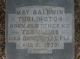 May Baldwin Turlington gravestone