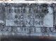 Edward G Wilkes gravestone