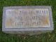 John Wesley Wilkes gravestone