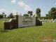 Linden Cemetery sign