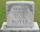 Flora Jane Wilkes Boyle gravestone