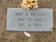 Mae Brady Milton gravestone