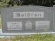 George and Mary Minchew Waldron gravestone