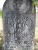 Thomas Nathaniel Milton gravestone