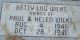 Betty Lou Wilkes gravestone