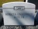 Rebecca Underwood  Butler gravestone
