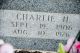 Charles Herman Caison gravestone