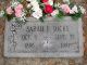 Sarah E Dicks gravestone