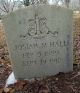 Josiah M Hall gravestone