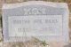 Martha Jane Wilks gravestone