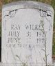 Ray Wilkes gravestone